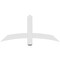 Ekena Millwork Bellingham Architectural Grade PVC Gable Bracket, 48"W x 22"H x 2"D x 4"F, 11/12 Pitch GBP048X22X0204BEL00 - alternate 2
